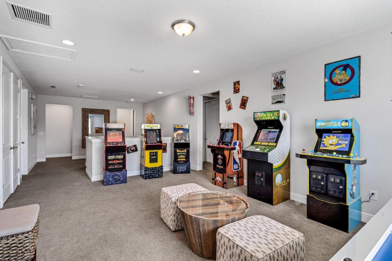 Spacious 8 Bdr Family Home With Arcades And Free Pool Heat Орландо Екстериор снимка
